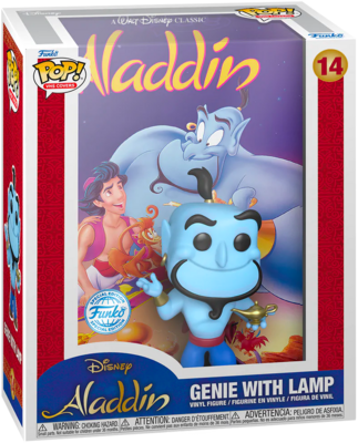 Aladdin (1992) - Genie with Lamp Pop! VHS Covers Vinyl Figure