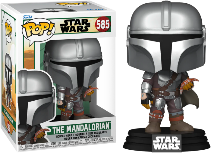 Star Wars: The Book of Boba Fett - The Mandalorian with Pouch Pop! Vinyl Figure
