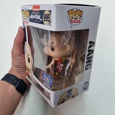 Avatar: The Last Airbender - Aang Crouching Pop! Vinyl Figure- Hollywood Exclusive view 2 - Mighty Toys Australia