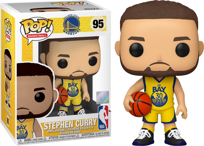 NBA Basketball - Steph Curry Golden State Warriors Alternate Pop! Vinyl Figure
