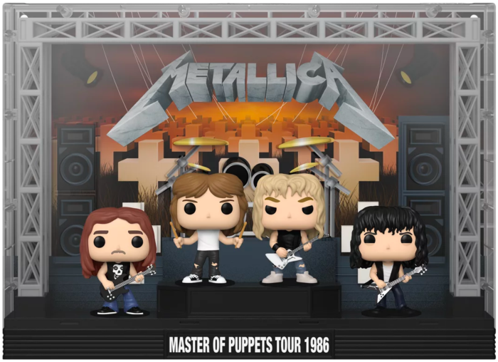 Metallica - Master of Puppets Tour 1986 Deluxe Pop! Moment Vinyl Figure 4-Pack