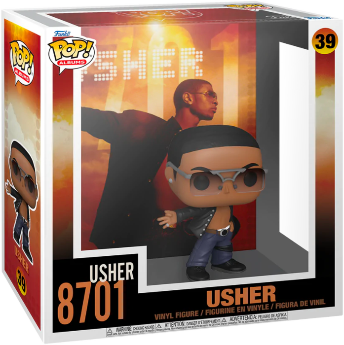 Usher - 8701 Pop! Albums Vinyl Figure