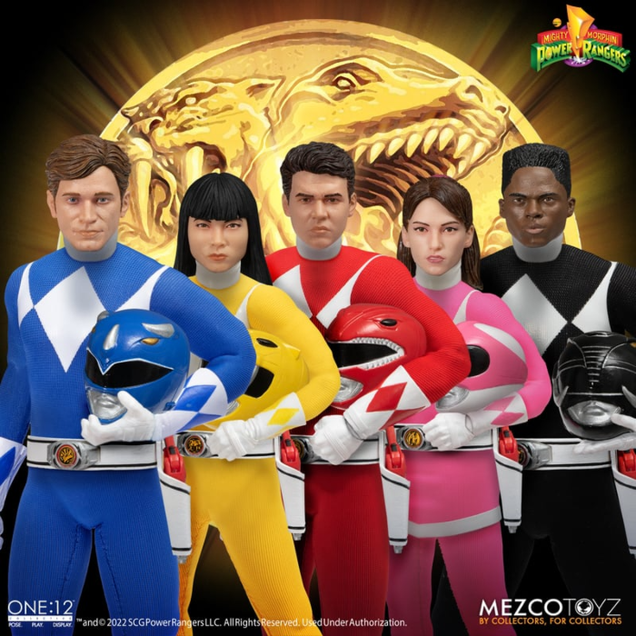 Mighty Morphin Power Rangers - Jason, Zach, Billy, Trini &amp; Kimberly Deluxe One:12 Collective 1/12th Scale Action Figure 5-Pack