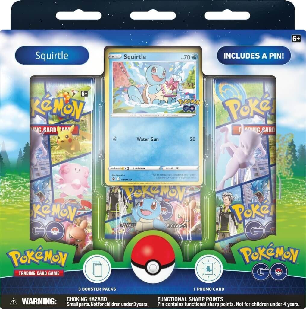 POKEMON TCG Pokémon GO Pin Collection Squirtle