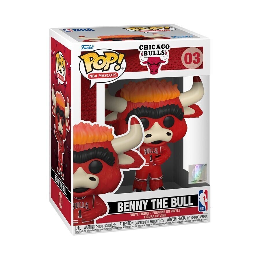 NBA Basketball- Bulls - Benny the Bull Pop! Vinyl Figure