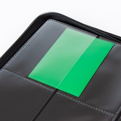 Palms Off Gamging- Collector's Series 12 Pocket Zip Trading Card Binder - BLACK (480 Slot) view 2 - Mighty Toys Australia