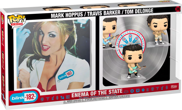 Blink 182 - Enema of the State Deluxe Pop! Album Vinyl Figure 3-Pack