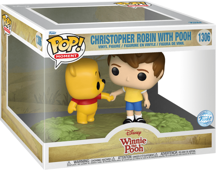 Winnie the Pooh - Christopher Robin with Pooh Pop! Moment Vinyl Figure 2-Pack