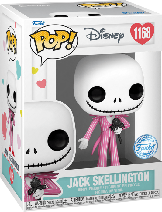 The Nightmare Before Christmas - Jack Skellington with Flower Pop! Vinyl Figure