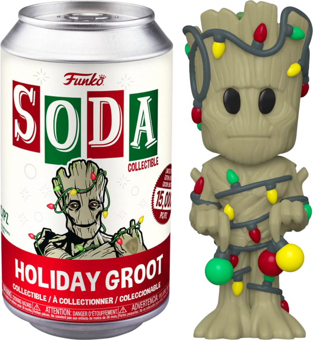 Guardians of the Galaxy - Holiday Groot SODA Vinyl Figure in Collector Can (International Edition)