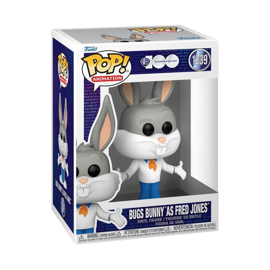 Looney Tunes - Bugs Bunny as Fred (WB 100th) Pop! Vinyl Figure