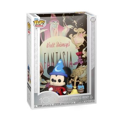 Disney - Fantasia (Sorcerer&#39;s Apprentice Mickey with Broom) Pop! Vinyl Poster Figure