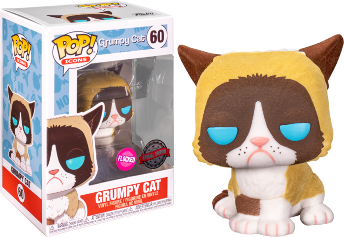 Grumpy Cat - Grumpy Cat Flocked Pop! Vinyl Figure