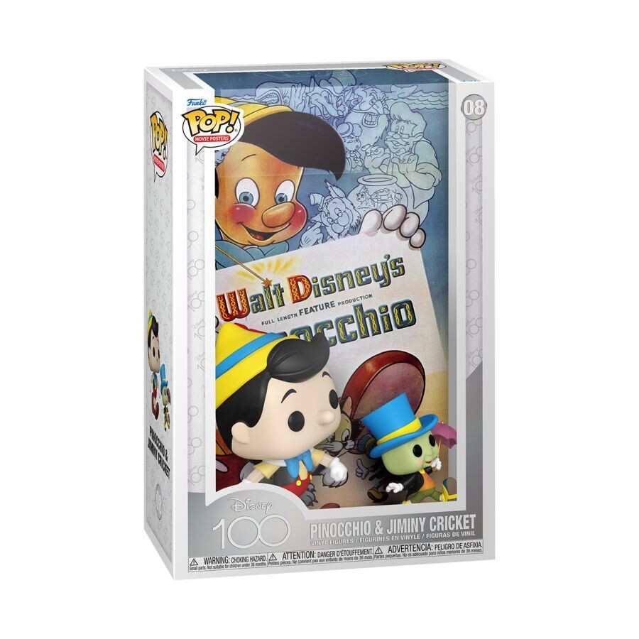 Pinocchio (1940) - Pinocchio &amp; Jiminy Cricket Pop! Poster Vinyl Poster Figure