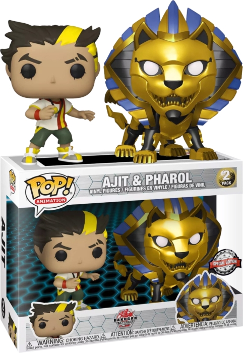Bakugan - Ajit &amp; Pharol Pop! Vinyl Figure 2-Pack