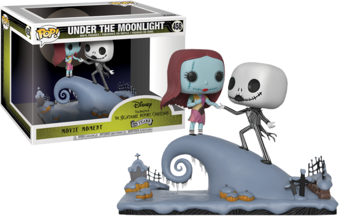 The Nightmare Before Christmas - Jack and Sally Under The Moonlight Movie Moment Pop! Vinyl Figure 2-Pack