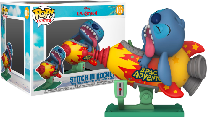Lilo & Stitch - Stitch in Space Adventure Rocket Pop! Rides Vinyl Figure