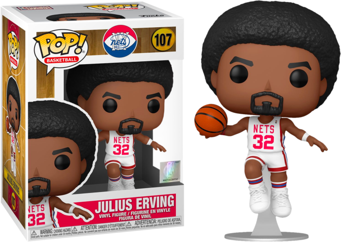 NBA Basketball - Julius Erving​ Brooklyn Nets Pop! Vinyl Figure