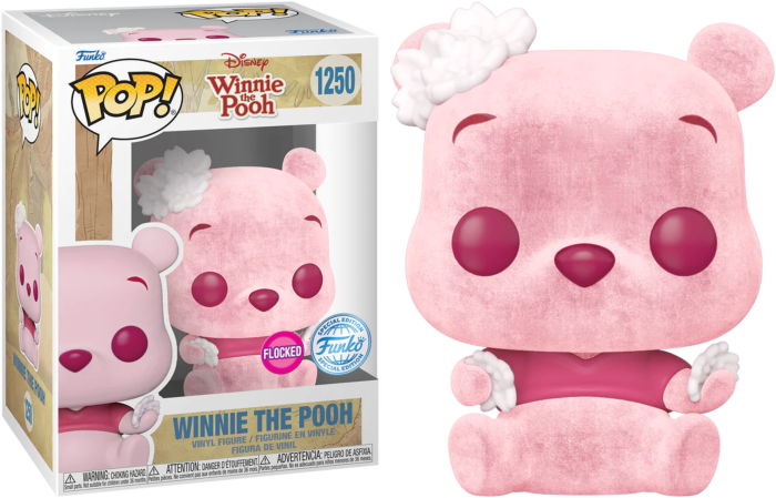 Winnie the Pooh - Winnie the Pooh Cherry Blossom Flocked Pop! Vinyl Figure