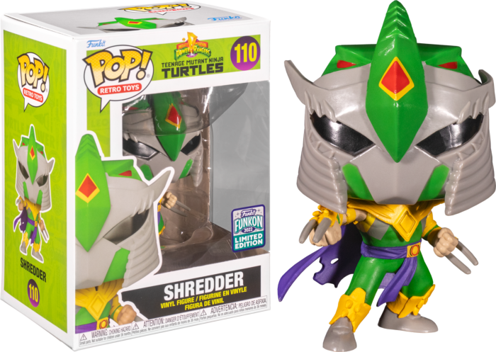 Shredder as Green Ranger Pop! Vinyl Figure (2022 Funkon Convention Exclusive)