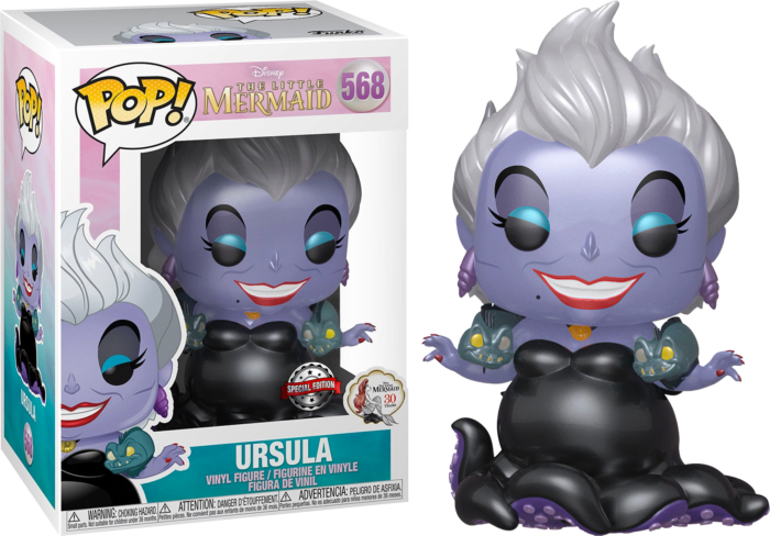 Little Mermaid - Ursula with Eels Metallic Pop! Vinyl Figure