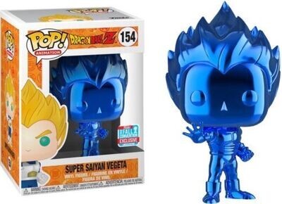 Dragon Ball Z - Vegeta Super Saiyan Blue Chrome pop! Vinyl Figure NYCC Exclusive