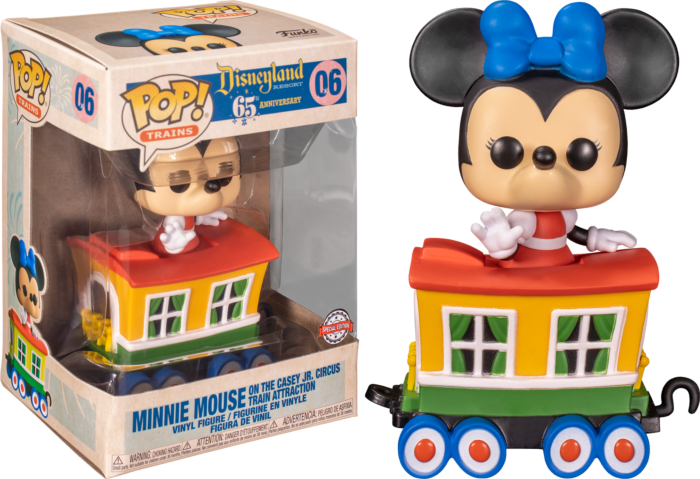 Disneyland: 65th Anniversary - Minnie Mouse on the Casey Jr. Circus Train Attraction Pop! Vinyl Figure