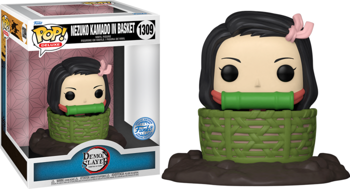 Demon Slayer - Nezuko Kamado in Basket Deluxe Pop! Vinyl Figure