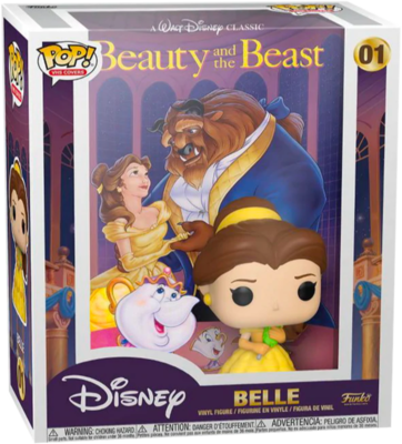 Beauty and the Beast - Belle with Mirror Pop! VHS Covers Vinyl Figure