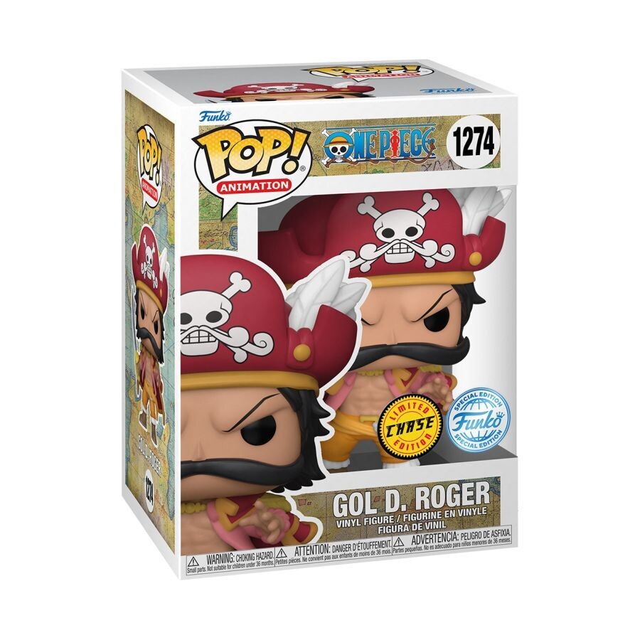 One Piece - Gol D. Roger Chase Pop! Vinyl  Figure Bundle of 6 (set of 6 Pops)