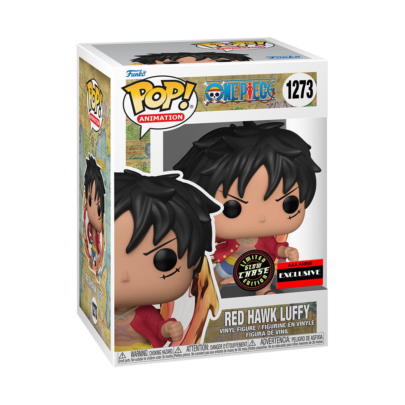 One Piece - Red Hawk Luffy Bundle of 3 (AAA Anime Exclusive Sticker (set of 3)