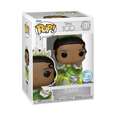 Disney 100th - Tiana Diamond Glitter Pop! Vinyl Figure