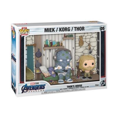 Avengers 4: Endgame - Thor&#39;s House Pop! Moment Deluxe Vinyl Figure