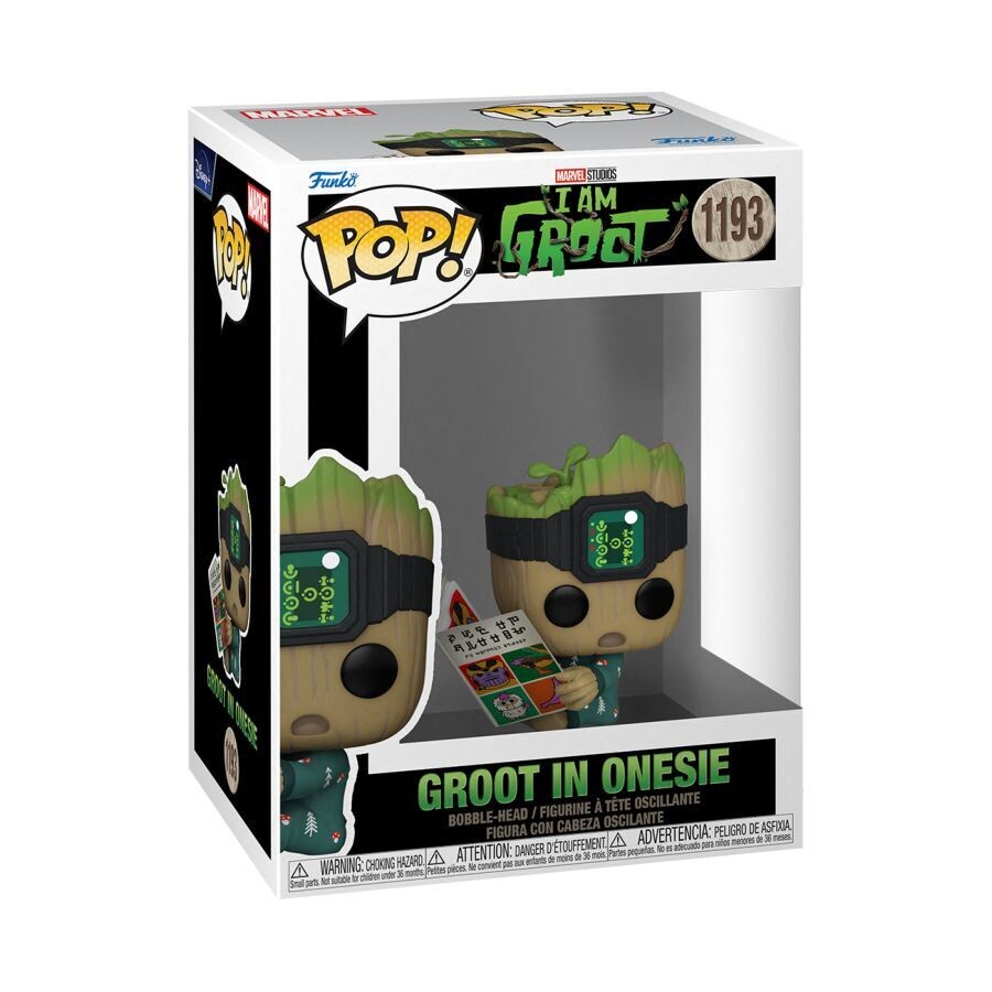 I Am Groot (TV) - Groot PJs w/book Pop! Vinyl Figure