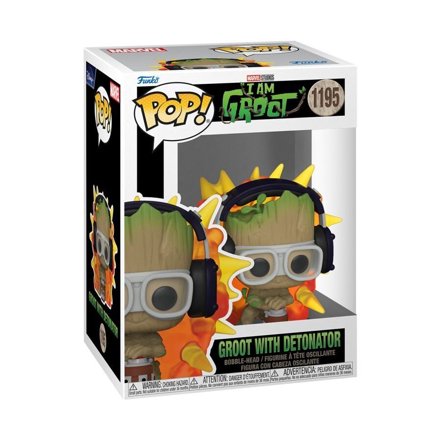 I Am Groot (TV) - Groot w/detonator Pop! Vinyl Figure