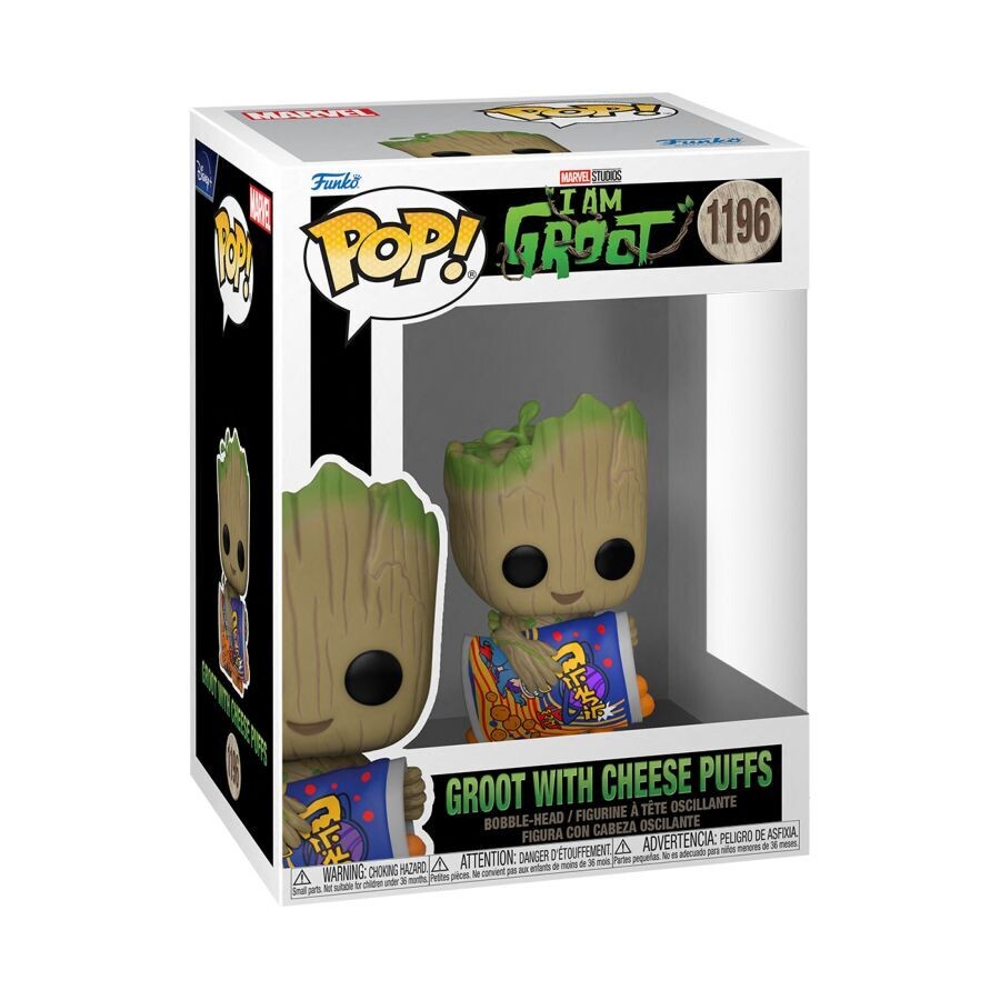 I Am Groot (TV) - Groot w/Cheese Puffs Pop! Vinyl Figure