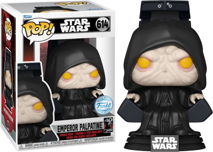 Star Wars Episode VI: Return of the Jedi - Emperor Palpatine on Throne 40th Anniversary Pop! Vinyl Figure