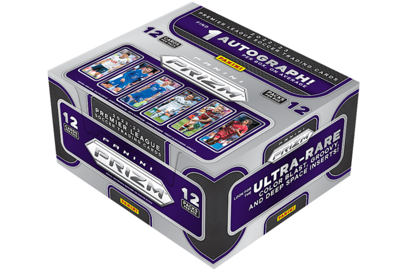Pre-Order: Soccer - 2022/23 Prizm Premier League Hobby Trading Cards (Display of 12) Box