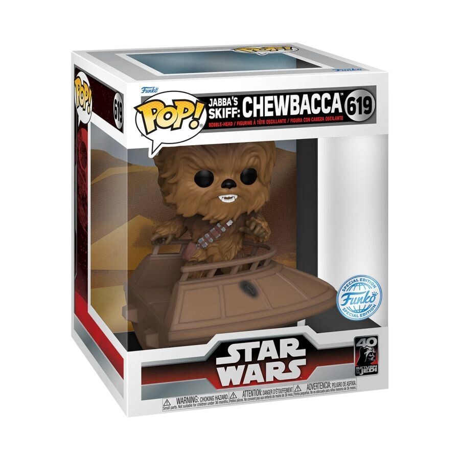 Star Wars: Return of the Jedi - Chewbacca Build-A-Scene 40th Anniversary Deluxe Pop! Vinyl Figure