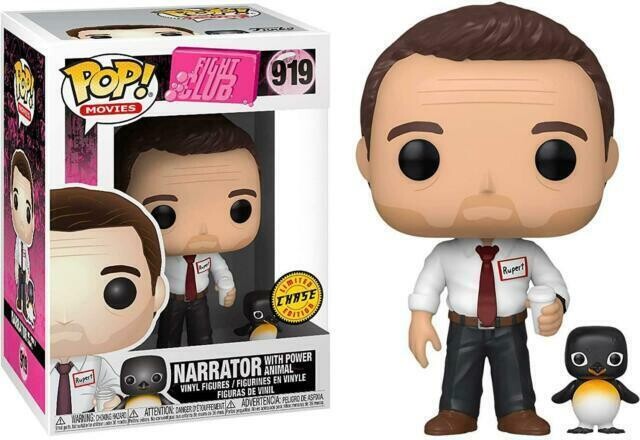 Fight Club Chase- Narrator with Power Animal  Pop! Vinyl Figure