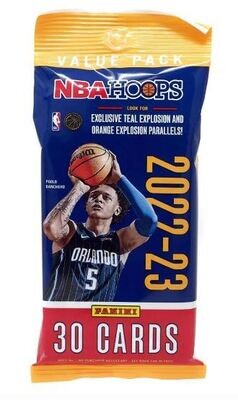 Panini 2022 - 2023 NBA Hoops Gravity Feed Booster Pack ( 5 cards per pack)