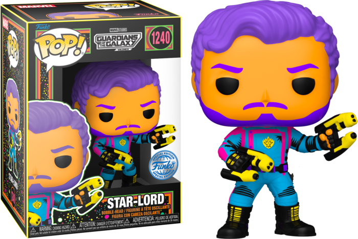 GotG 3 - Star-Lord Blacklight Pop! Vinyl Figure