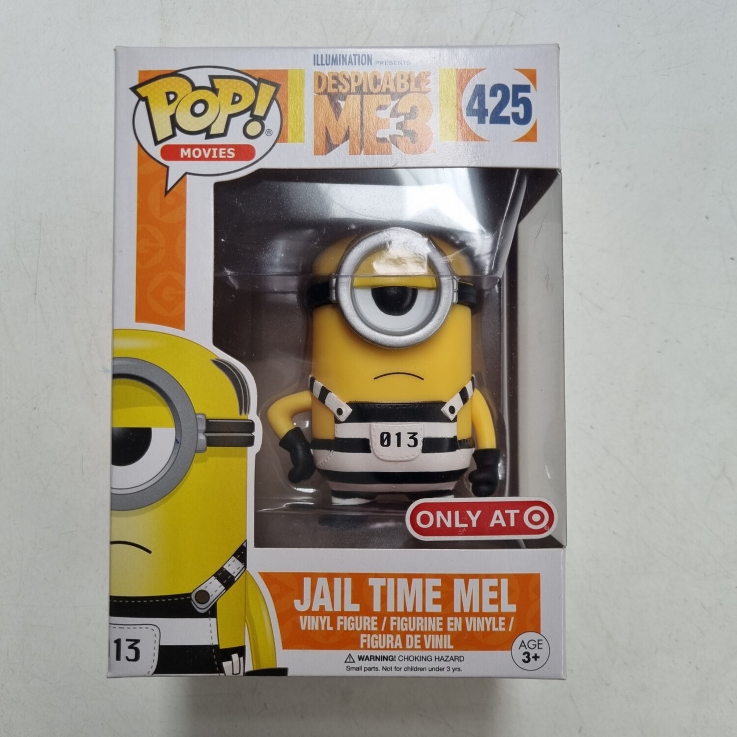 Despicable Me 3- Jail Time Mel Pop! Vinyl Figure (Only at Target Sticker Exclusive)