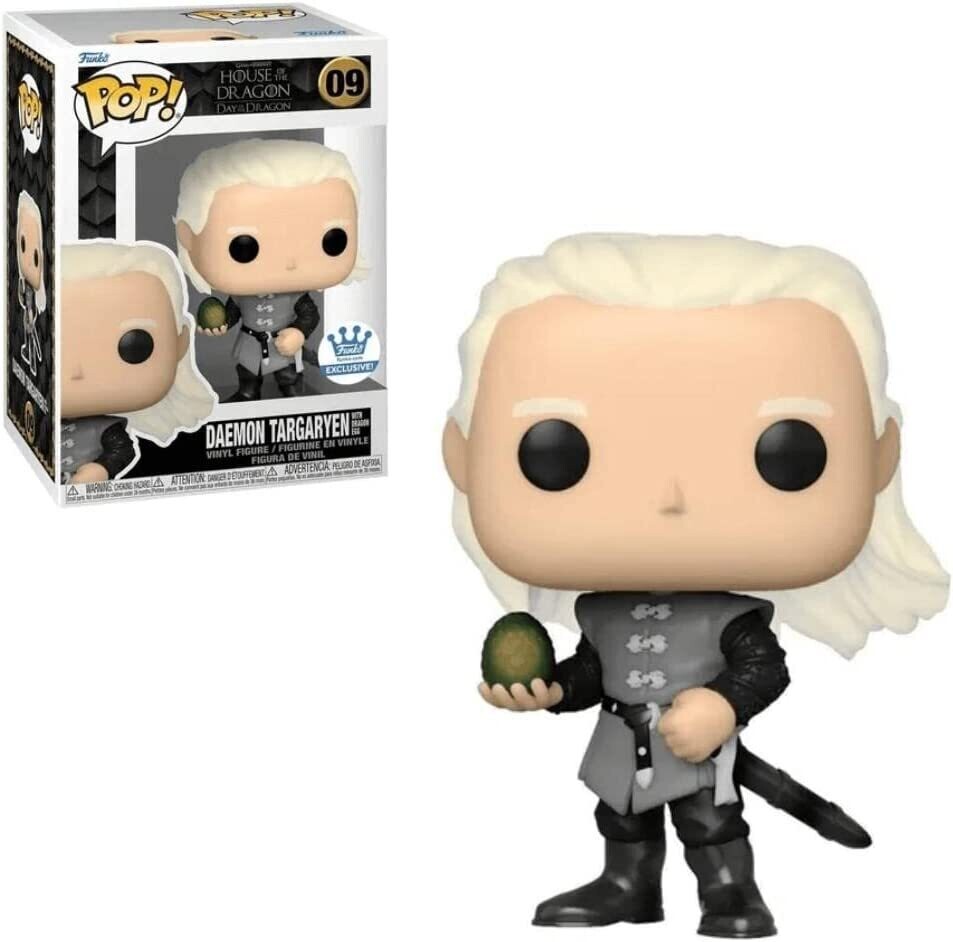 House of the Dragon - Daemon Targaryen With Dragon Egg Pop! Vinyl Figure (Funko Exclusive) (Box Damaged)