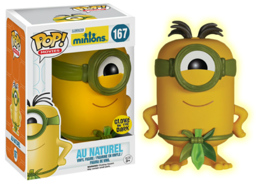 Minions - Au Naturel Glow In The Dark Pop! Vinyl Figure