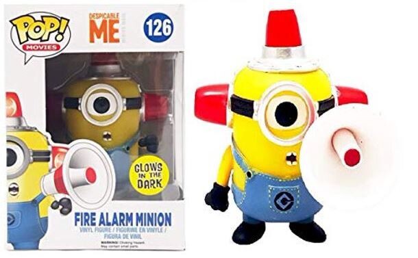 Despicable Me - Fire Alarm Minion Glow Pop! Vinyl Figure