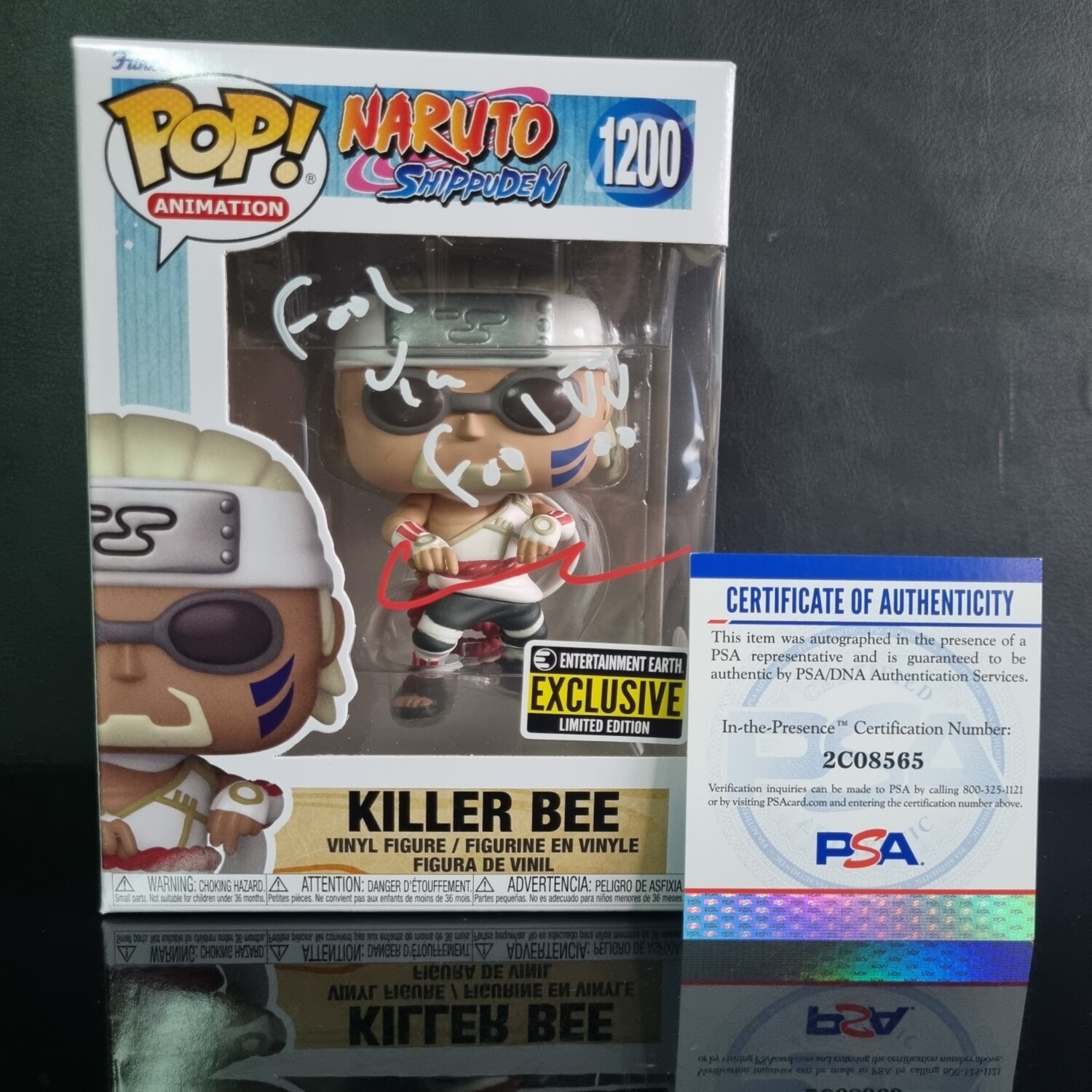 Naruto: Shippuden - Killer Bee Pop! Vinyl Figure (Signed)