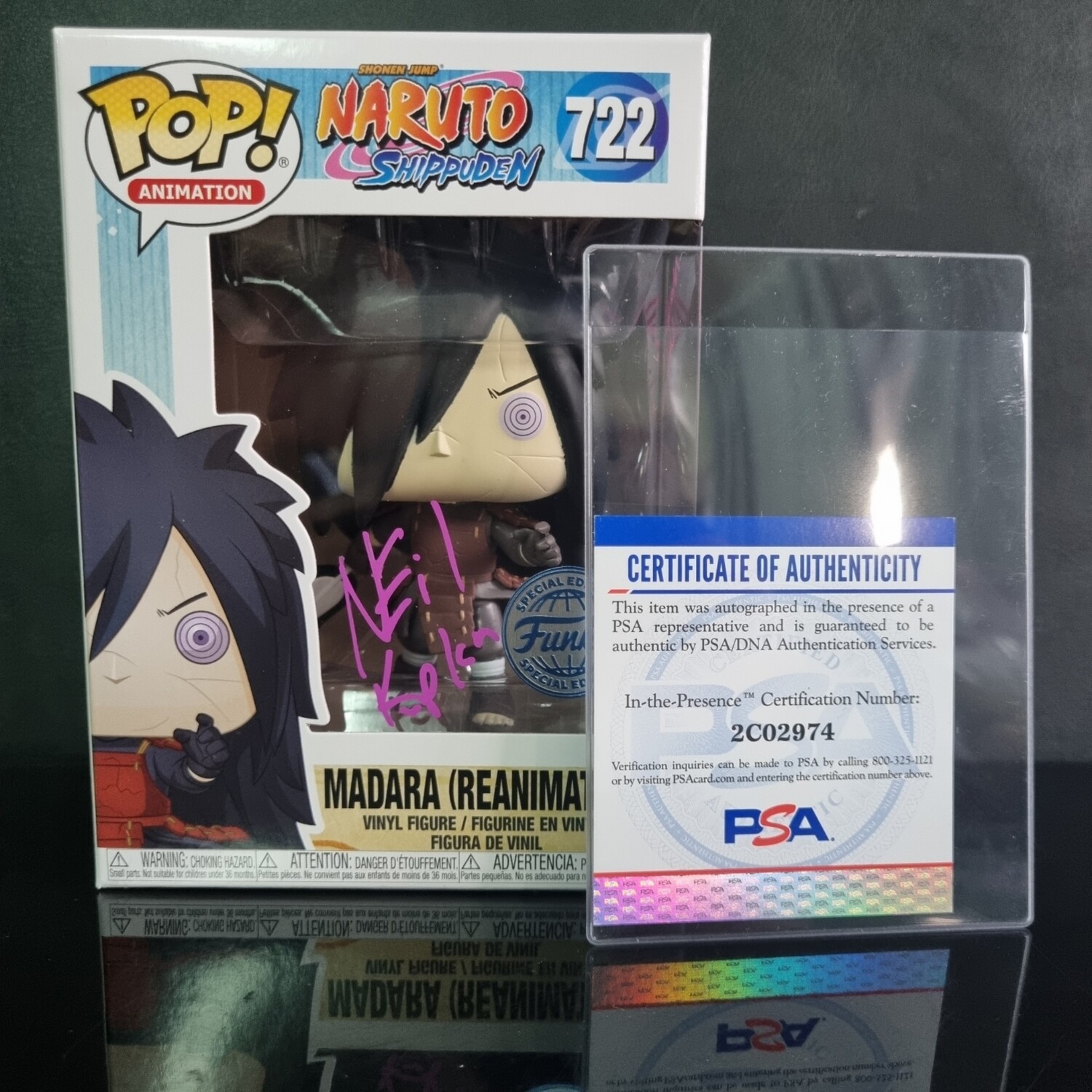 Naruto - Madara (Reanimation) Pop! Vinyl Figure (Signed)