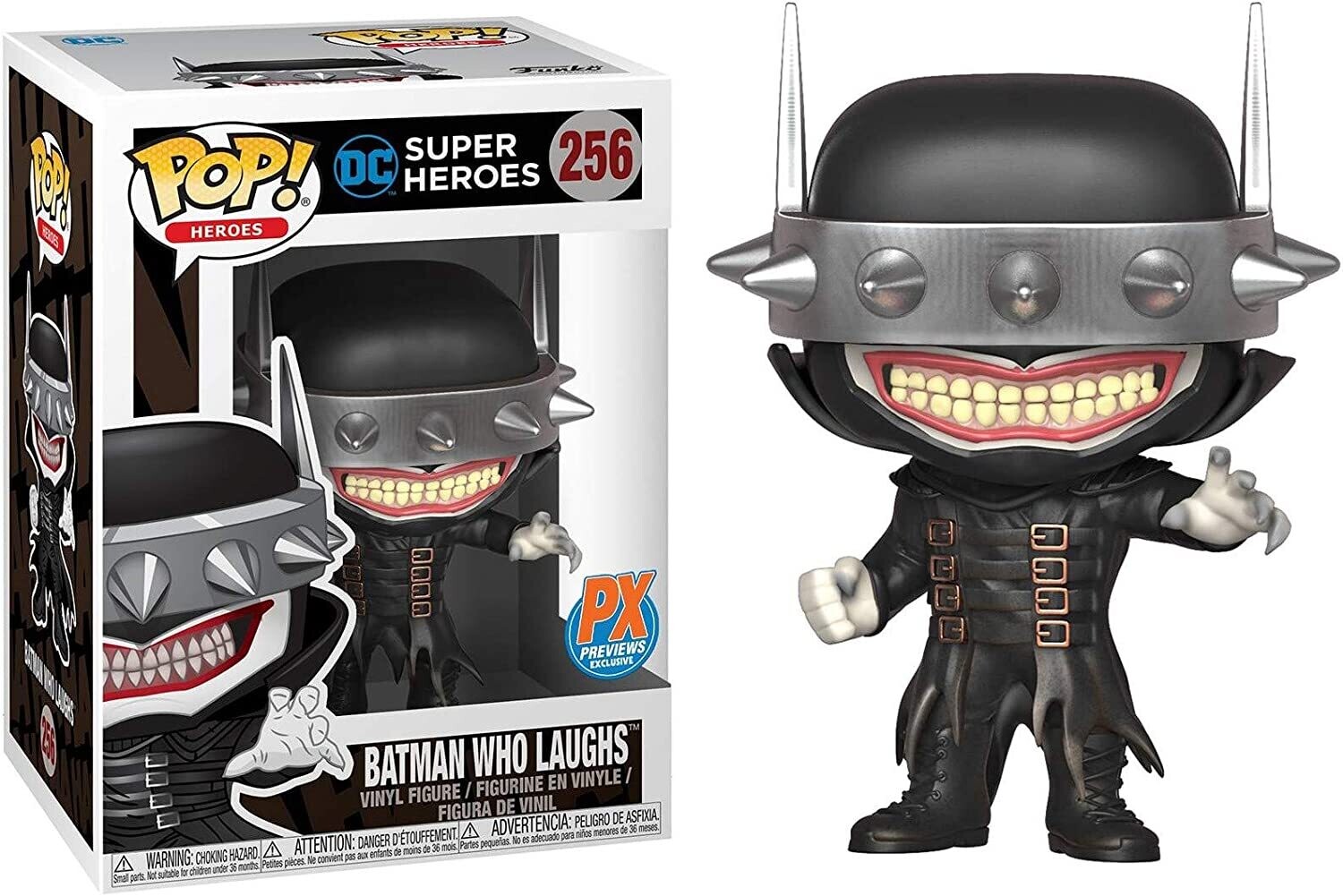 DC SUper Heroes- Batman Who Laughs (PX Preview Sticker Exclusive) (Box Damaged)