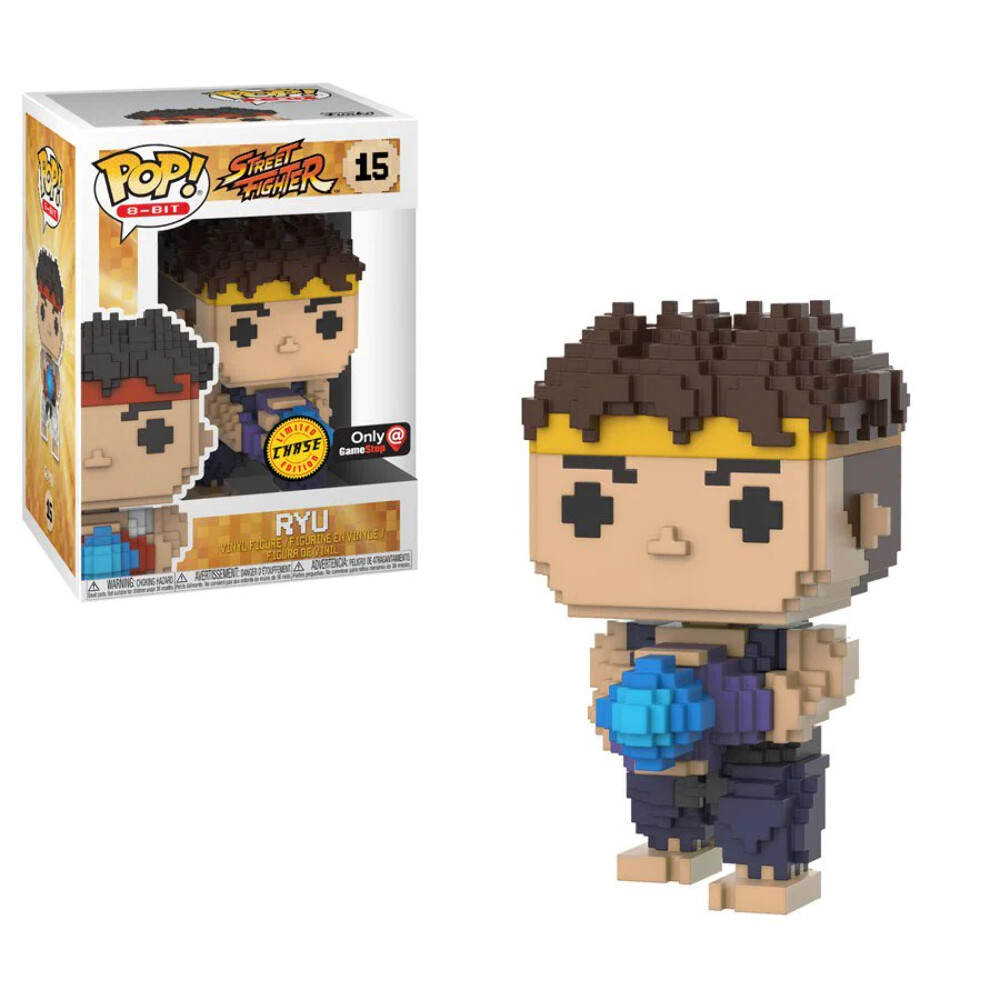 Street Fighter - 8-bit Ryu Chase Pop! Vinyl Figure (Box Damaged)